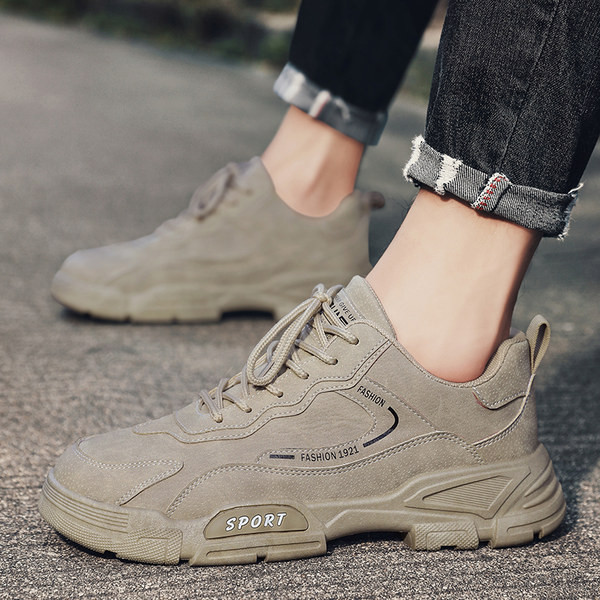 Φθινοπωρινά-χειμωνιάτικα ανδρικά sneakers με κορδόνια αθλητικό μοντέλο