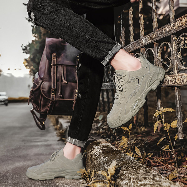 Φθινοπωρινά-χειμωνιάτικα ανδρικά sneakers με κορδόνια αθλητικό μοντέλο