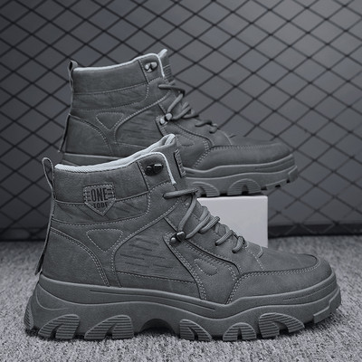 Vīriešu ziemas apavi ar šņorēm