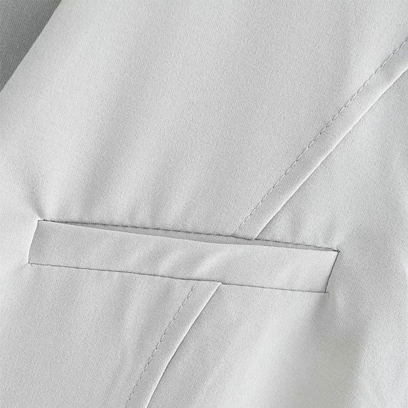 Modes biroja apģērbs, pogāms mētelis sieviešu veste vienkrāsains vintage dziļš V kakla izgriezums bez piedurknēm sieviešu veste Virsdrēbes eleganti topi