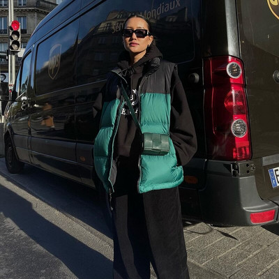 Zimski prsluk Kaputi za žene Deblje Tople jakne bez rukava 2022. Modni patchwork pamučni podstavljeni prsluk Vintage Outerwer