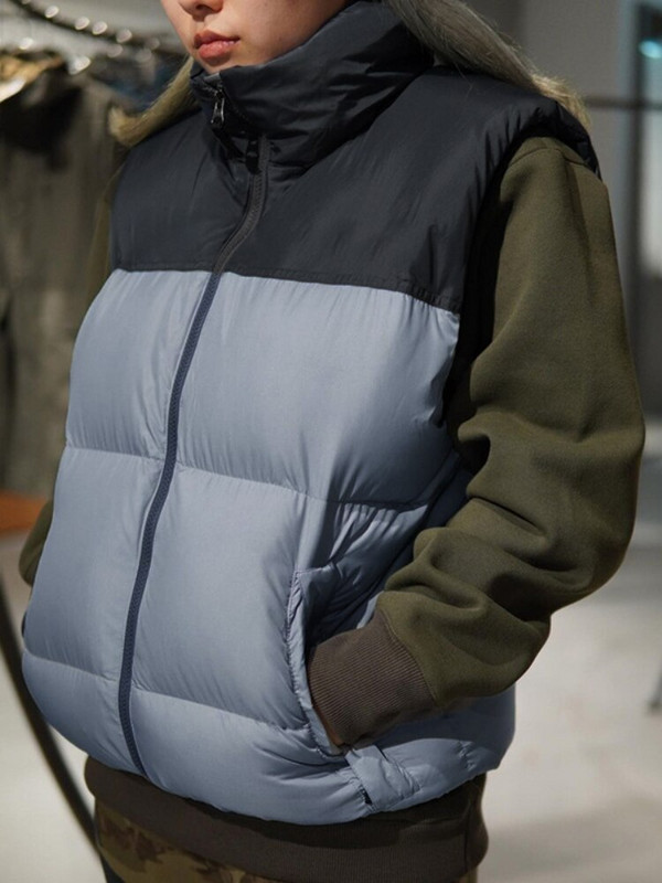 Zimski prsluk Kaputi za žene Deblje Tople jakne bez rukava 2022. Modni patchwork pamučni podstavljeni prsluk Vintage Outerwer