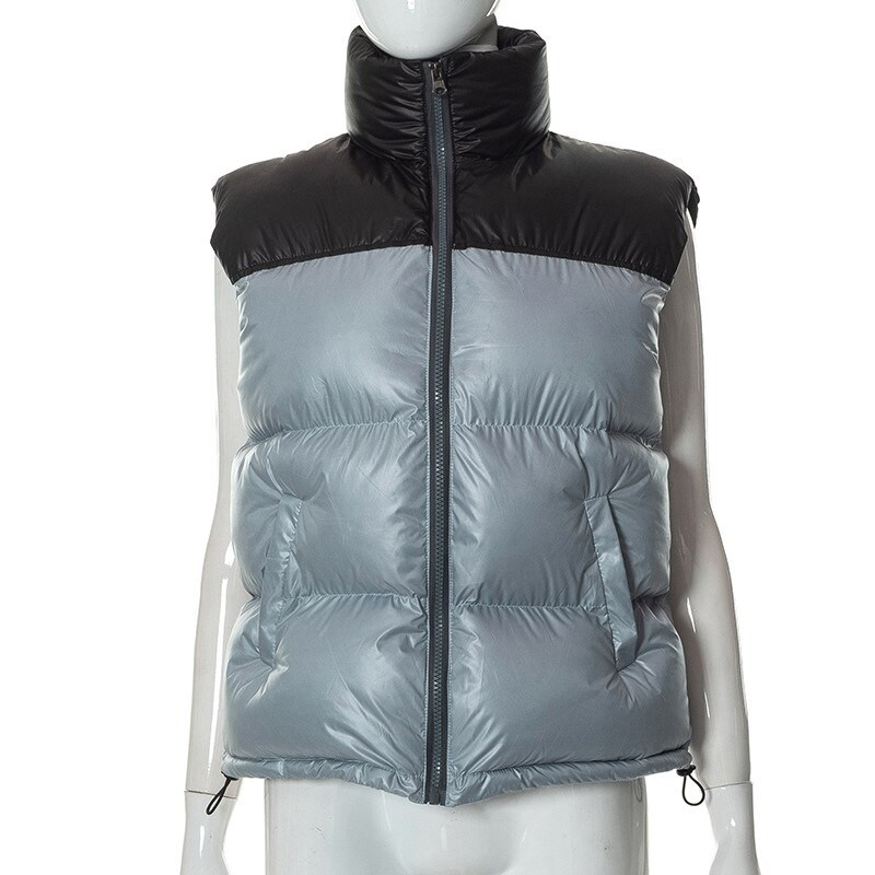 Zimski prsluk Kaputi za žene Deblje Tople jakne bez rukava 2022. Modni patchwork pamučni podstavljeni prsluk Vintage Outerwer