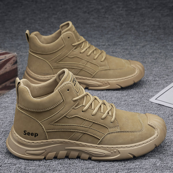 Ανδρικά παπούτσια φθινοπώρου-χειμώνα από οικολογικό δέρμα