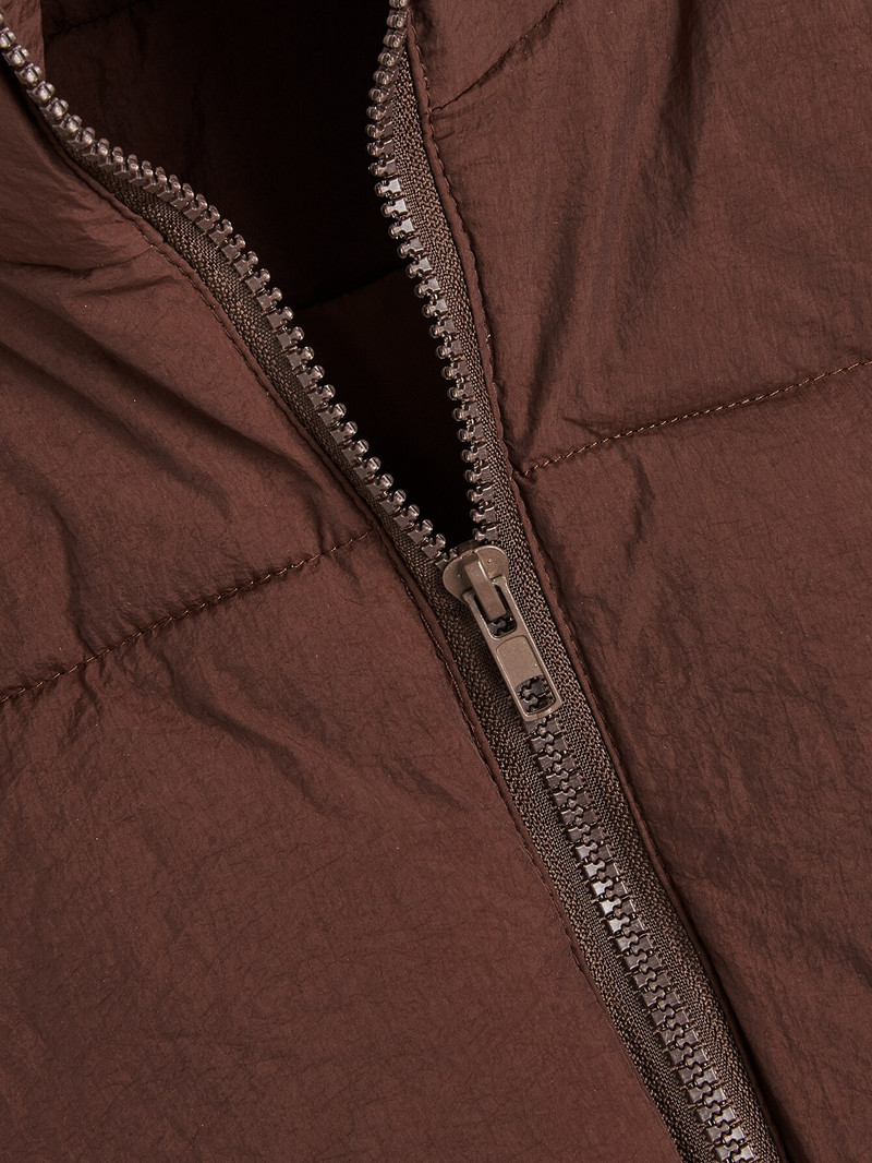 Sieviešu pufīga veste ar rāvējslēdzēju stāvoša apkakle Bez piedurknēm, liela izmēra viegla, polsterēta, apgriezta, stepēta veste, silta ziemas mēteļa jaka