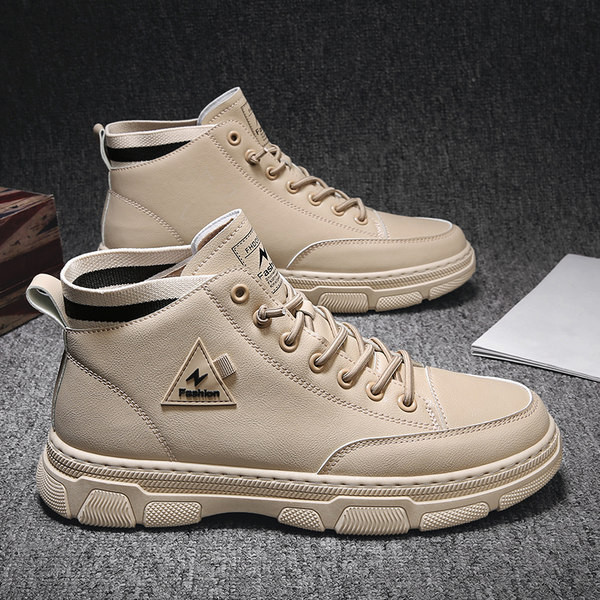 Ανδρικά χειμωνιάτικα μποτάκια με φόδρα και κορδόνια