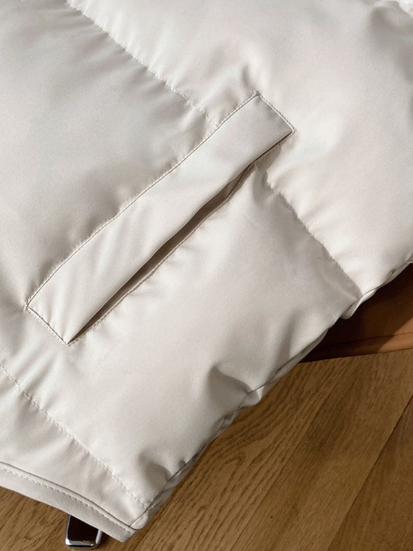 SHENGPALAE Fashion Contton Γιλέκο Γυναικείο Φθινόπωρο 2022 Νέος γιακάς Μονόστηθος Αμάνικο Φαρδύ μονόχρωμο γιλέκο