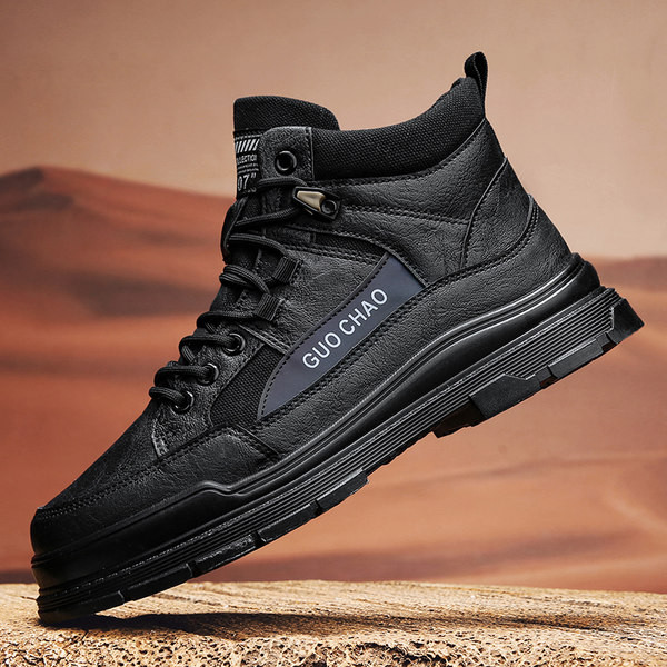 Vīriešu retro šņorzābaki