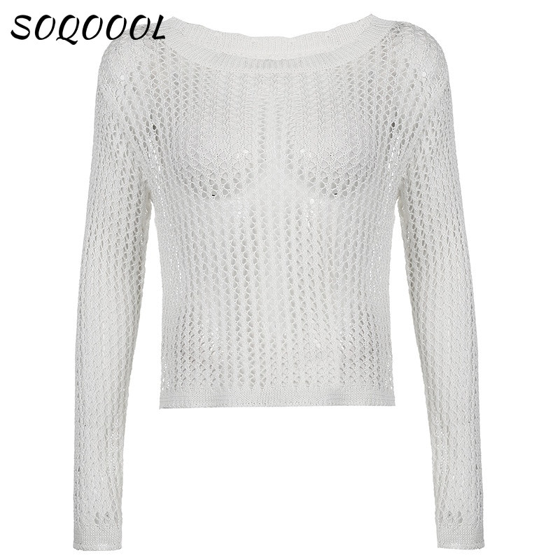 Vintage labavi izdubljeni pleteni puloveri Ženska ležerna Y2K odjeća 2022. Majice s kratkim rukavima Ljetne majice Puloveri Fairycore Grunge Pletiva