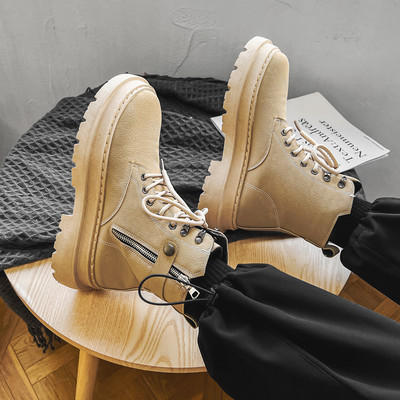 Χειμερινές χοντροκομμένες ανδρικές μπότες