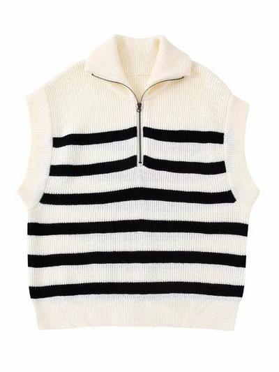 Klkxmyt sieviešu džemperis, 2022. gada modes svītrains, brīvs rāvējslēdzējs, adāms džemperis Vintage ar garām piedurknēm, asimetrijas sieviešu džemperi