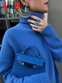 Γυναικείο πουλόβερ υπερμεγέθη ζιβάγκο πράσινο vintage πουλόβερ πουλόβερ γυναικείο χειμωνιάτικο χοντρό ζεστό πλεκτό πουλόβερ απαλό καφέ για γυναίκες