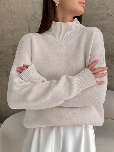 Pamata zaļš lielizmēra džemperis sievietēm, džemperi ar bruņurupuču apkakli, rozā sarkana ziemas sieviešu trikotāžas augšdaļa, silti, mīksti meiteņu džemperi