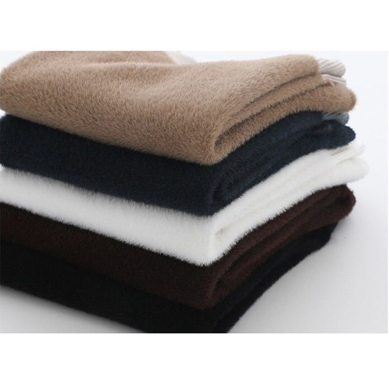 Sieviešu 2022. gada ziemas trikotāžas džemperis ar korejiešu apkakli Slim Thicken Plus samta džemperi, ikdienas trikotāžas topi ar flīsa oderi