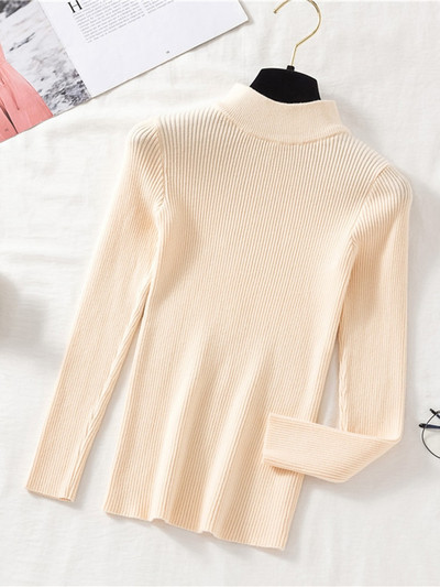 JMPRS Φθινοπωρινό πουλόβερ Γυναικείο πουλόβερ Μόδα Πλεκτό Γυναικείο πουλόβερ Πλεκτό Γυναικείο πουλόβερ μακρυμάνικο Χειμερινό Μαύρο Απαλό Ελαστικό Μπλούζα