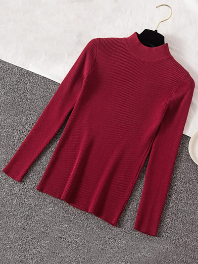 JMPRS Φθινοπωρινό πουλόβερ Γυναικείο πουλόβερ Μόδα Πλεκτό Γυναικείο πουλόβερ Πλεκτό Γυναικείο πουλόβερ μακρυμάνικο Χειμερινό Μαύρο Απαλό Ελαστικό Μπλούζα