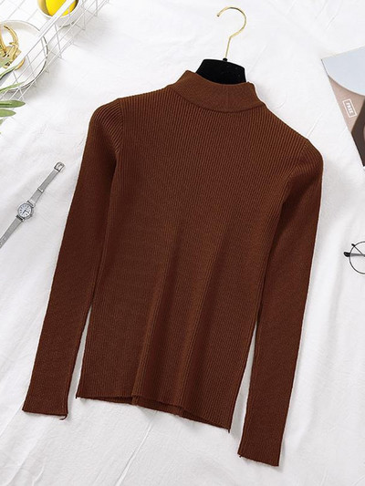 JMPRS Φθινοπωρινό πουλόβερ Γυναικείο πουλόβερ Μόδα Πλεκτό Γυναικείο πουλόβερ Πλεκτό Γυναικείο πουλόβερ μακρυμάνικο Χειμερινό Μαύρο Απαλό Ελαστικό Μπλούζα