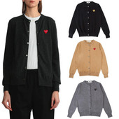 Γυναικεία ζακέτα με βαμβακερή καρδιά Κέντημα ματιών με λαιμόκοψη μακρύ μανίκι με κουμπιά Άνοιξη φθινόπωρο casual εφαρμοστό γυναικείο πλεκτό