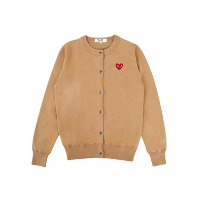 Γυναικεία ζακέτα με βαμβακερή καρδιά Κέντημα ματιών με λαιμόκοψη μακρύ μανίκι με κουμπιά Άνοιξη φθινόπωρο casual εφαρμοστό γυναικείο πλεκτό