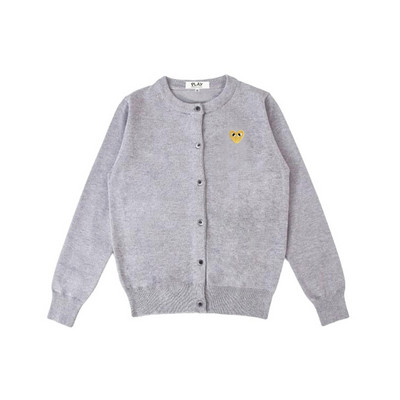 Γυναικεία ζακέτα με βαμβακερή καρδιά Κέντημα ματιών με λαιμόκοψη μακρύ μανίκι με κουμπιά Άνοιξη φθινόπωρο casual εφαρμοστό γυναικείο πλεκτό