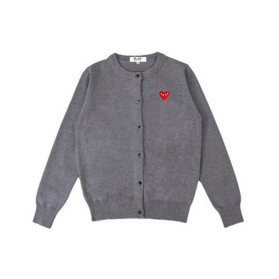 Γυναικεία ζακέτα με βαμβακερή καρδιά Κέντημα ματιών με λαιμόκοψη μακρύ μανίκι με κουμπιά Άνοιξη φθινόπωρο casual εφαρμοστό γυναικείο πλεκτό