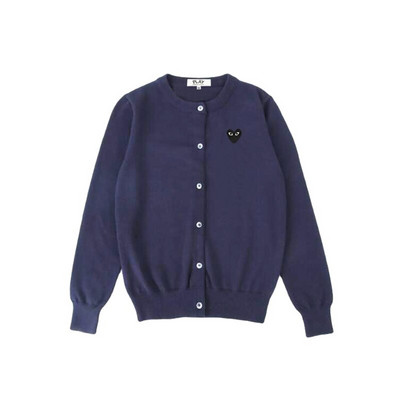 Γυναικεία ζακέτα με βαμβακερή καρδιά Κέντημα ματιών με λαιμόκοψη μακρύ μανίκι με κουμπιά Άνοιξη φθινόπωρο casual εφαρμοστό γυναικείο πλεκτό