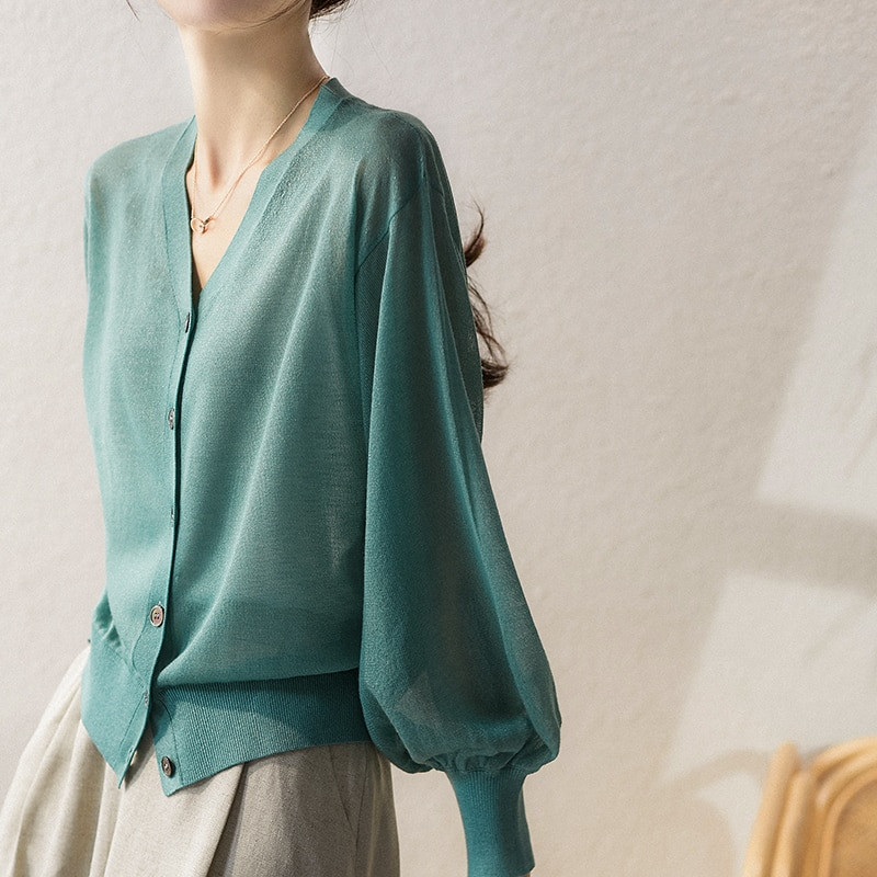 Sieviešu jaciņas, plānas, saules izturīgas, vasaras trikotāžas, vienkāršas, ikdienišķas, masīva temperamenta, vienrindas caurspīdīgas brīvdienas Mujer apģērbi Ropa