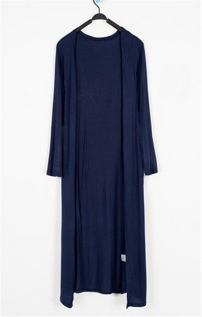 Καλοκαίρι Φθινόπωρο 12 Χρώματα Γυναικεία Modal Long Cardigan Γυναικεία βαμβακερή πουλόβερ Ζακέτες μακρυμάνικο Γυναικείο casual παλτό Γυναικεία πανωφόρια