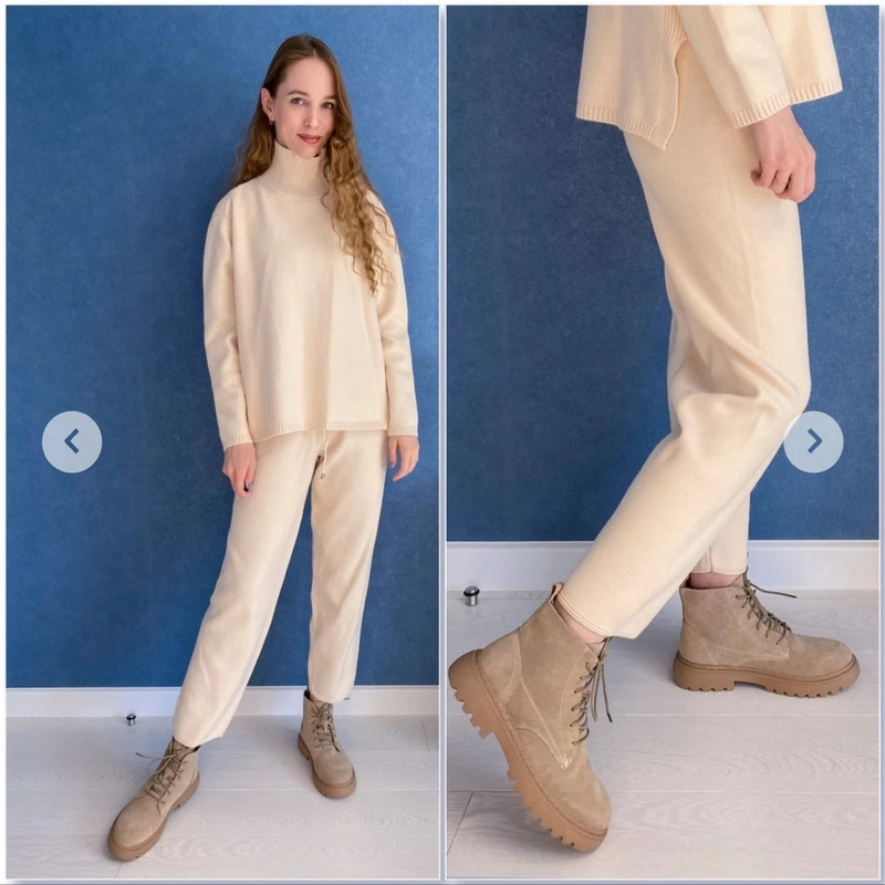 Chelsea čizme Zdepaste čizme Ženske zimske cipele Gležnjače od kravljeg antilopa Crne ženske jesenske modne čizme s platformom