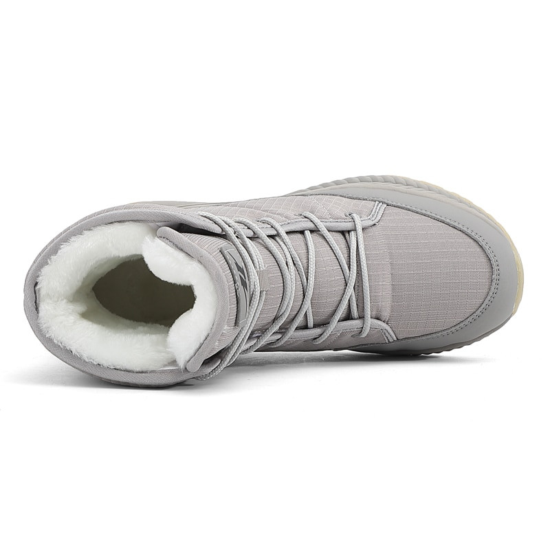 Moipheng sieviešu zābaki ūdensnecaurlaidīgi ziemas apavi Sieviešu sniega zābaki, platforma, lai saglabātu siltumu, puszābaki ar biezu kažokādu papēžiem Botas Mujer