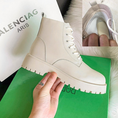 Γυναικείες μπότες χιονιού 2022 Φθινοπωρινό χειμερινό με επίπεδη τακούνι καθημερινά παπούτσια Μποτάκια με γούνα πλατφόρμα Γυναικεία βρετανικά κορίτσια