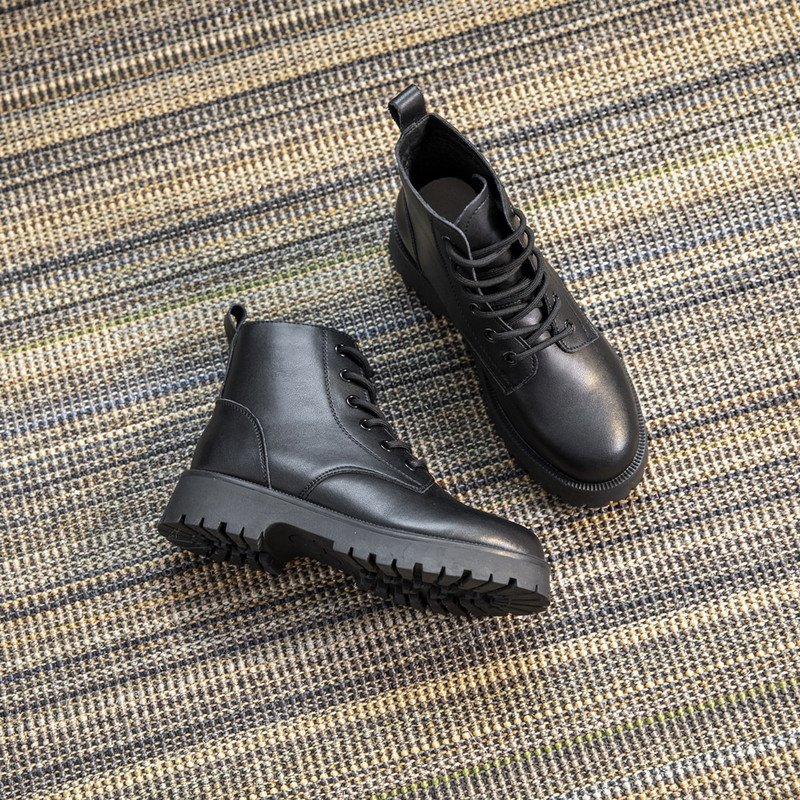 Γυναικείες μπότες χιονιού 2022  Φθινοπωρινό χειμερινό με επίπεδη τακούνι καθημερινά παπούτσια Μποτάκια με γούνα πλατφόρμα Γυναικεία βρετανικά κορίτσια