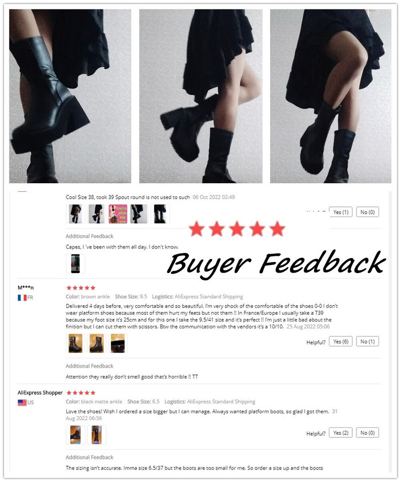 Platformas potīšu zābaki Sieviešu apavi Gothic Fashion Vidēja kājas potītes Sieviešu zābaki Sieviešu 2022. gada ziemas zīmola INS bezmaksas piegāde