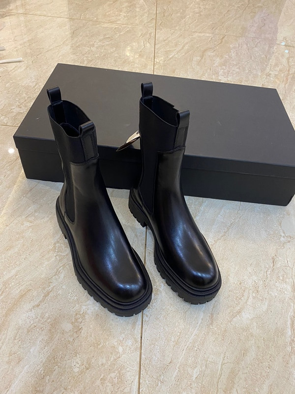 Maxdutti cipele Ženski engleski stil High Street Retro 2022. proljeće i jesen Chelsea čizme od kravlje kože Ženska ležerna moda