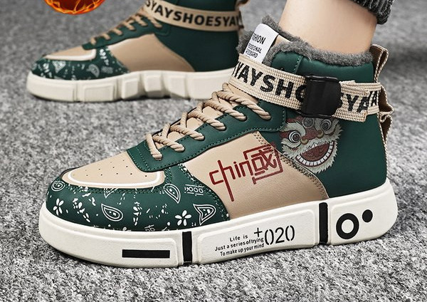 Ανδρικά χειμερινά παπούτσια με πουπουλένια φόδρα - δύο μοντέλα