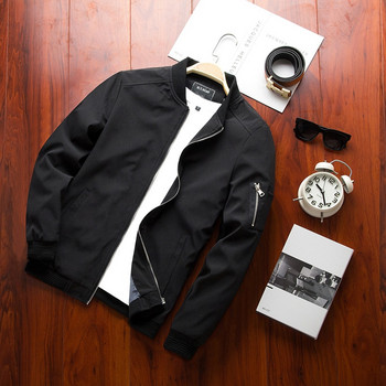 Ανοιξιάτικο ανδρικό μπουφάν με φερμουάρ DIMUSI Ανδρικό μπουφάν με φερμουάρ, casual streetwear Hip Hop Slim Fit Pilot παλτό μπέιζμπολ Ανδρικά ρούχα Plus Size 4XL