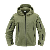Τακτικό φλις μπουφάν Military Uniform Soft Shell Casual Hooded Jacket Men Thermal Army Clothing
