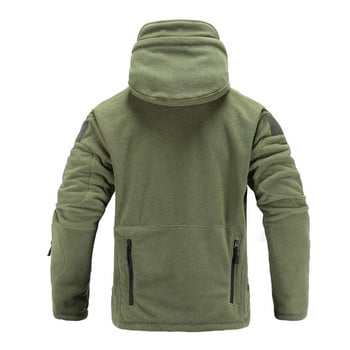 Τακτικό φλις μπουφάν Military Uniform Soft Shell Casual Hooded Jacket Men Thermal Army Clothing