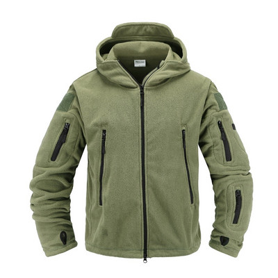 Τακτικό φλις μπουφάν Military Uniform Soft Shell Casual Hooded Jacket Men Thermal Army Clothing