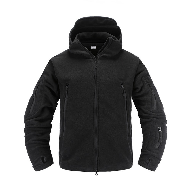 Τακτικό φλις μπουφάν Military Uniform Soft Shell Casual Hooded Jacket Men Thermal Army Clothing