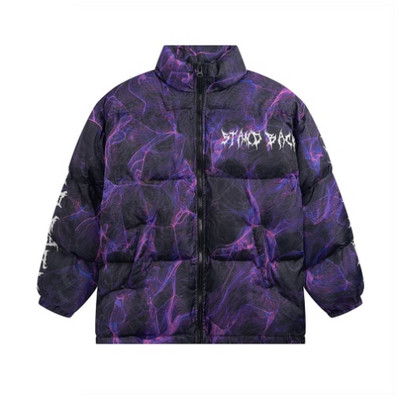 Χιπ χοπ μπουφάν Parka Hurt Bear Ανδρικές στάμπες Winter Oversize Windbreaker Streetwear Harajuku με επένδυση Μπουφάν Ζεστά ρούχα Hipster