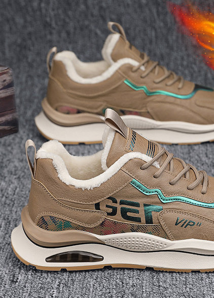 Ανδρικά sneakers με φόδρα σε τρία χρώματα