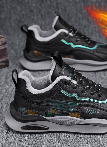 Ανδρικά sneakers με φόδρα σε τρία χρώματα