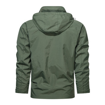 Ανδρικό αντιανεμικό μπουφάν Αντιανεμικό παλτό Πεζοπορία Rain Camping Ψάρεμα Tactical ανδρικά ρούχα Αναπνεύσιμα μπουφάν συν μέγεθος