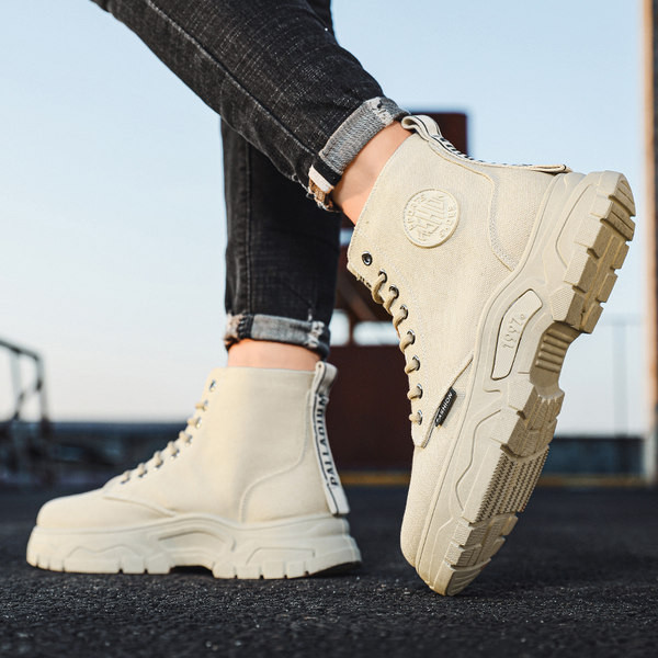 Vīriešu ziemas zābaki ar šņorēm