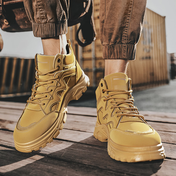 Naujo modelio žieminiai vyriški batai su raišteliais - trijų spalvų