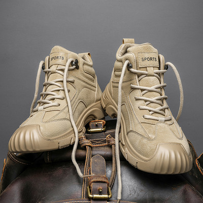 Ανδρικά χειμωνιάτικα παπούτσια με κορδόνια - τρία χρώματα