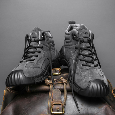 Ανδρικά χειμωνιάτικα παπούτσια με κορδόνια - τρία χρώματα