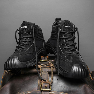 Ανδρικά χειμωνιάτικα παπούτσια με κορδόνια - τρία χρώματα