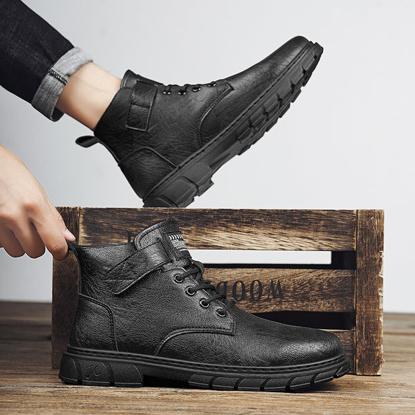 Δερμάτινα ανδρικά loafers με κορδόνια